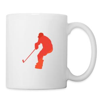 Hockey sur glace Bodycheck de hockey sur glace - Mug blanc - blanc - Droite