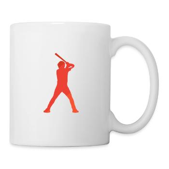Baseball Baserunning Batting - Mug - white - Right
