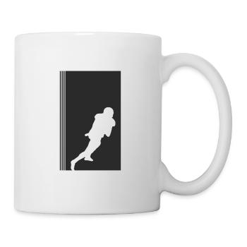 American Football Footballer Touchdown Rugby - Tasse - Weiß - Rechts