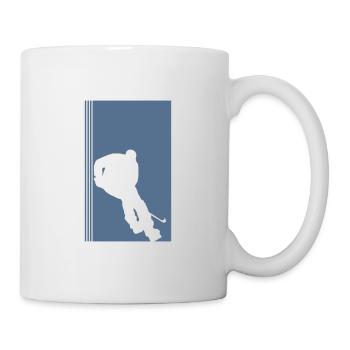 Icehockey Wintersport Bodycheck - Tasse - Weiß - Rechts