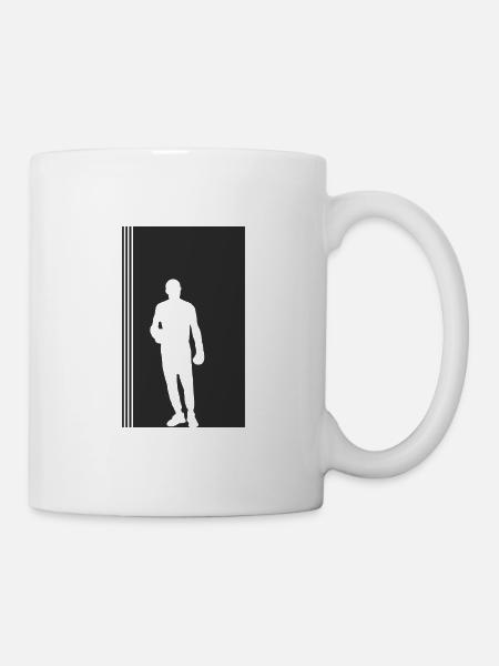 Schlag Boxing Hook - Tasse - Weiß