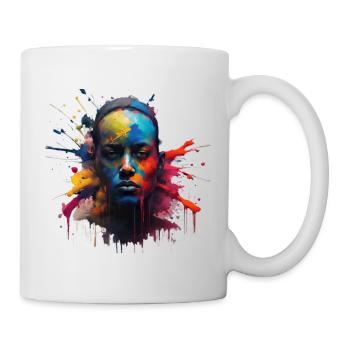 Mensch - Tasse - Weiß - Rechts