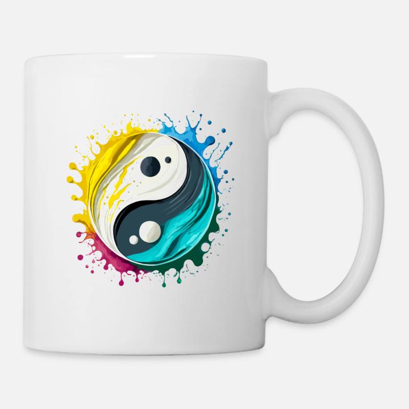 Yin Yang - Tasse - Weiß