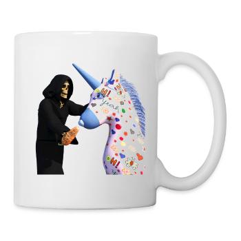 Lieben Pferde keine Karotten? - Tasse - Weiß - Rechts