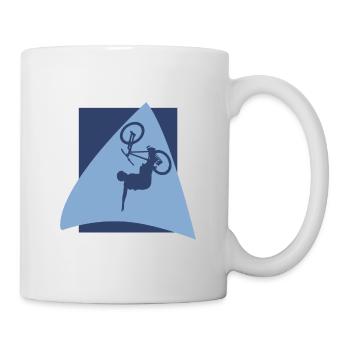 VTT Descente - Mug blanc - blanc - Droite