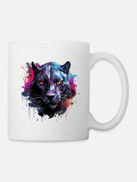 Black panther - Mug blanc - blanc