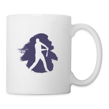 Baseball Baserunning Baseballer - Tasse - Weiß - Rechts