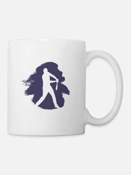 Baseball Baserunning Baseballer - Tasse - Weiß