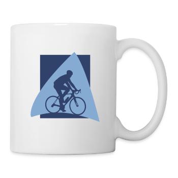 Radfahren Fahrrad - Tasse - Weiß - Rechts
