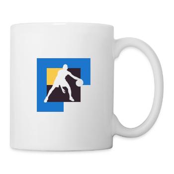 Basketball Dunk Basketball - Tasse - Weiß - Rechts