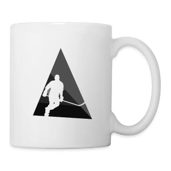 Hockey sur glace Hockey sur glace Joueur de hockey sur glace - Mug blanc - blanc - Droite