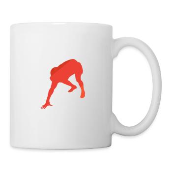 Joueur de football américain - Mug blanc - blanc - Droite