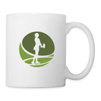 Tennis rackets Tennis Tennis - Mug - white - Right