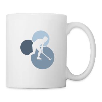 Fieldhockey Hockey - Tasse - Weiß - Rechts