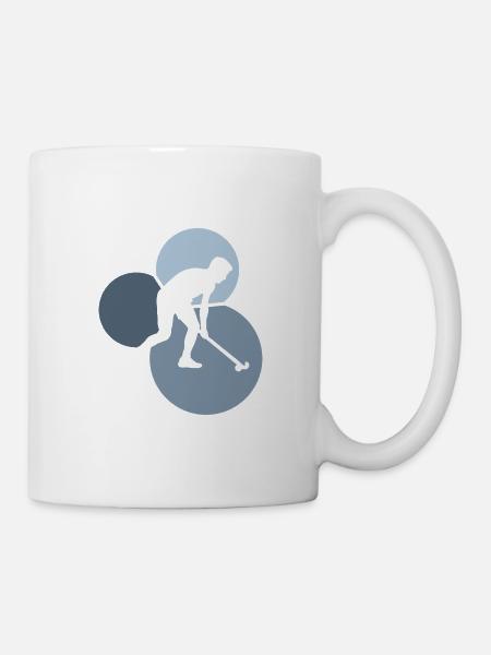 Fieldhockey Hockey - Tasse - Weiß