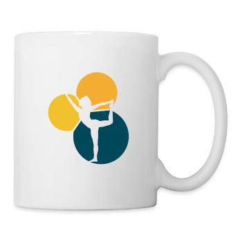 Power Meditation Pilates - Tasse - Weiß - Rechts