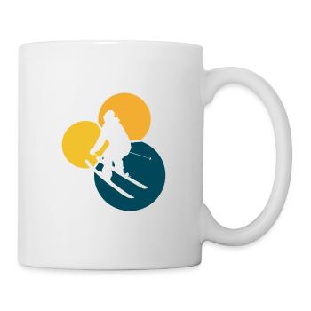 Ski Freeride - Tasse - Weiß - Rechts