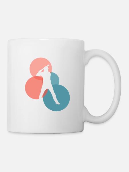 Baseballer Baseball Baseball - Tasse - Weiß
