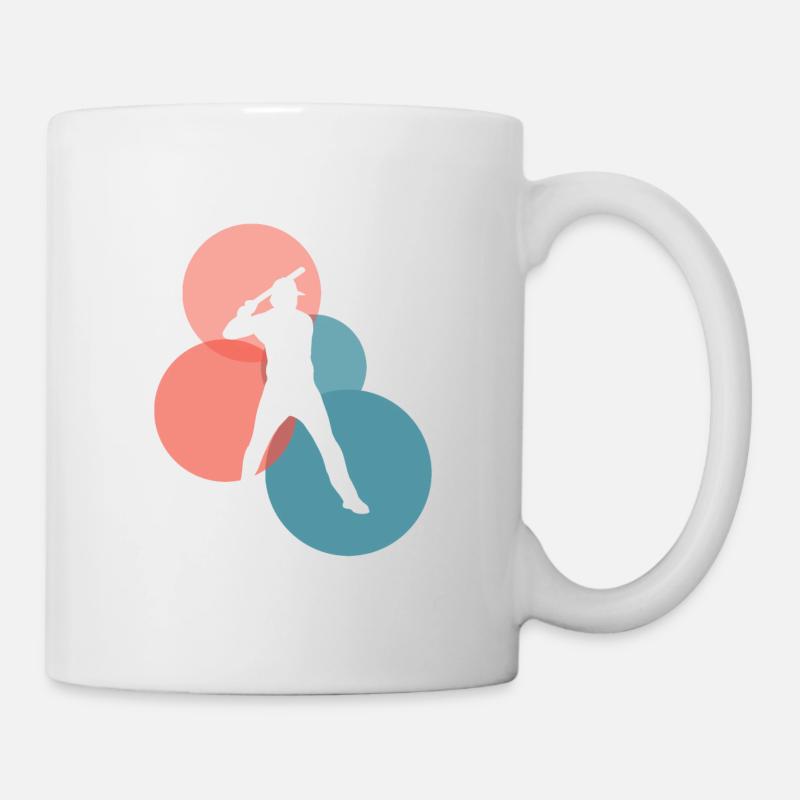 Baseballer Baseball Baseball - Tasse - Weiß
