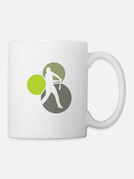 Batting Shortstop - Tasse - Weiß