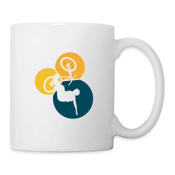 VTT Descente - Mug blanc - blanc - Droite