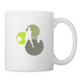 Gym Bodybuilder - Mug blanc - blanc - Droite