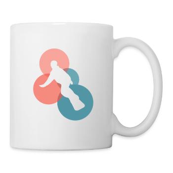 Snowboarder Snowboarder Snowboard - Mug - white - Right