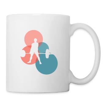 Gymnase d’haltérophilie - Mug blanc - blanc - Droite
