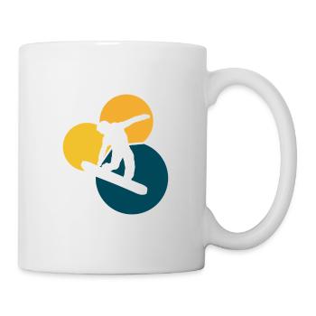 Snowboard Snowboarding - Mug - white - Right