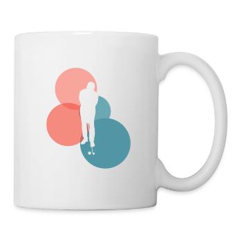 Golf Golfer Golfer - Tasse - Weiß - Rechts