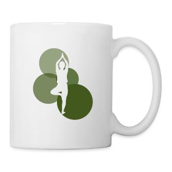 Yoga Power Meditation Mantra - Tasse - Weiß - Rechts
