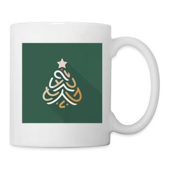 Christmas tree - Mug - white - Right
