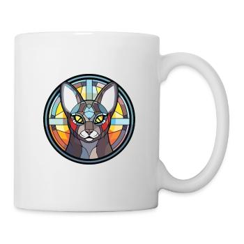 Korat Cat Cat Breed Illustration aquarelle colorée - Mug blanc - blanc - Droite