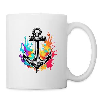 Anchor / Ahoy / Boat / Ship / Water / Sea / Lake - Mug - white - Right