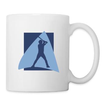 Baseballspieler Baserunning - Tasse - Weiß - Rechts