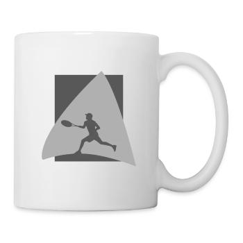 Tennisschläger Tennisschläger - Tasse - Weiß - Rechts