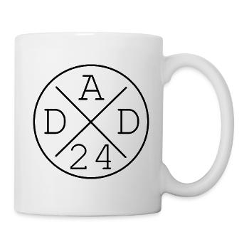 Dad 24 Vatertag Geschenkidee - Tasse - Weiß - Rechts