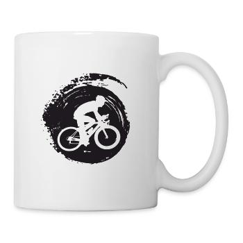 Fahrradfahren Radfahrer - Tasse - Weiß - Rechts