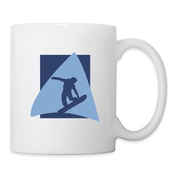 Snowboarder Winter Sports - Mug - white - Right