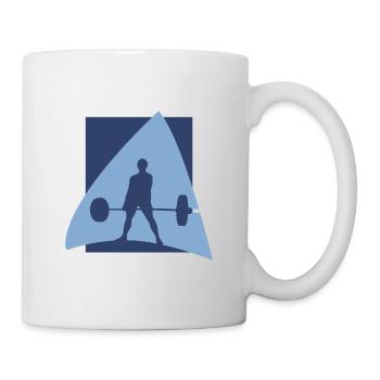 Gymnase d’haltérophilie - Mug blanc - blanc - Droite