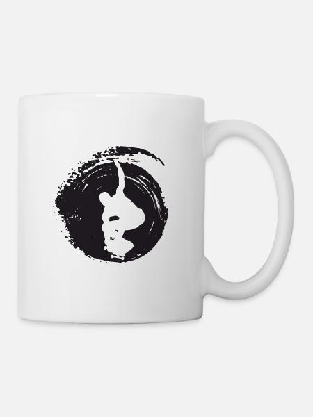 Skateboarden Skateboard - Tasse - Weiß