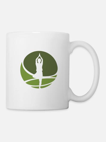 Meditation Mantra Yoga - Tasse - Weiß