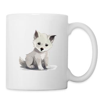 Aki the Baby Wolf - Mug - white - Right