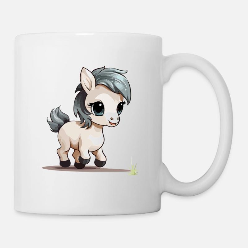 Iko le bébé cheval - Mug blanc - blanc