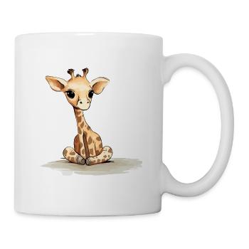 Lolo le Bébé girafe - Mug blanc - blanc - Droite