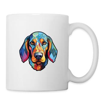 American Blue Gascogne Hund Rasse Aquarell - Tasse - Weiß - Rechts