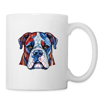 Alapaha Blaues Blut Bulldogge Hunderasse Aquarell - Tasse - Weiß - Rechts
