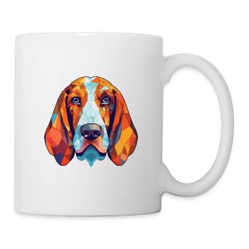 Basset Artesien Normand Dog Breed Watercolor Glass - Mug - white - Right
