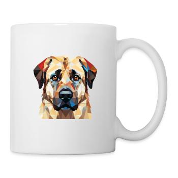 Anatolian Shepherd Dog Breed Colorful Watercolor - Mug - white - Right
