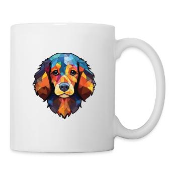 Anglos Français De Petite Venerie Chien Aquarelle - Mug blanc - blanc - Droite